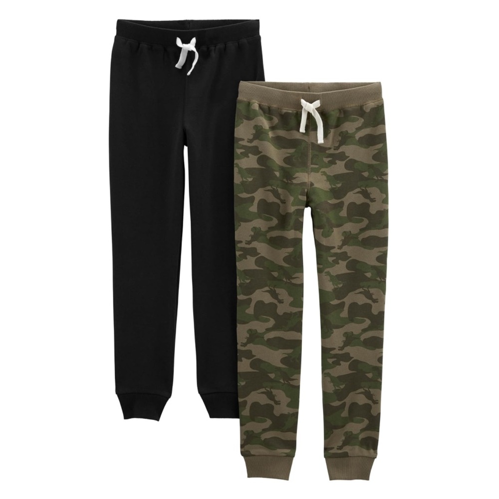 Carter’s Kids Black & Camo Jogger Sweats Set